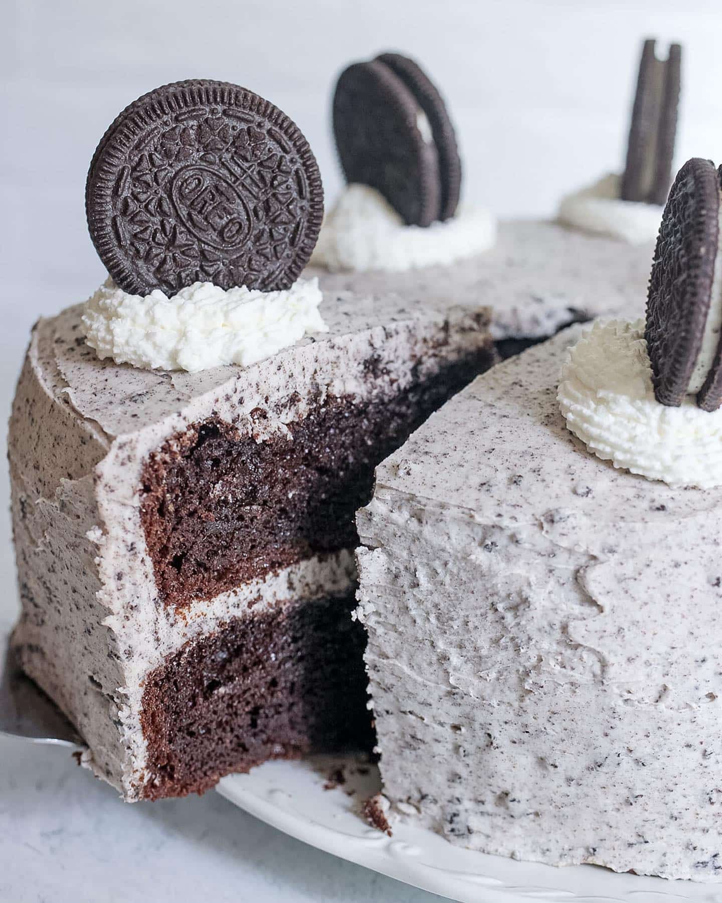 Im in love with this Oreo cake. It is so easy to make because I used boxed devils food cake as the main ingredient. The recipe is up at my Mashed.com link. 

#cakerecipe #oreocake #oreocakerecipe #easycakerecipe #cakesofinstagram #cakesofinsta #foodphotography #foodphoto #cakephotography